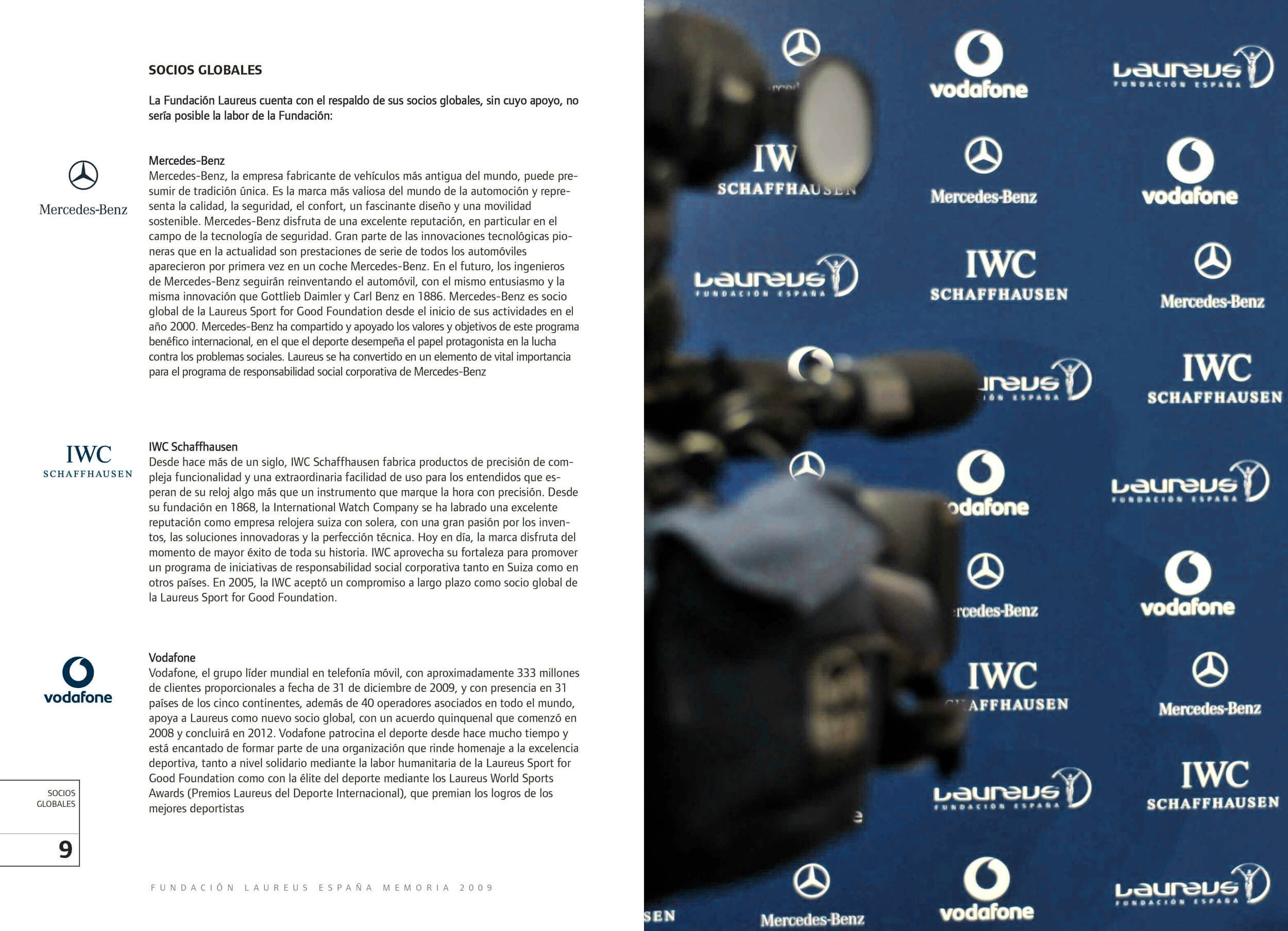 Global movement spread with press wall photography