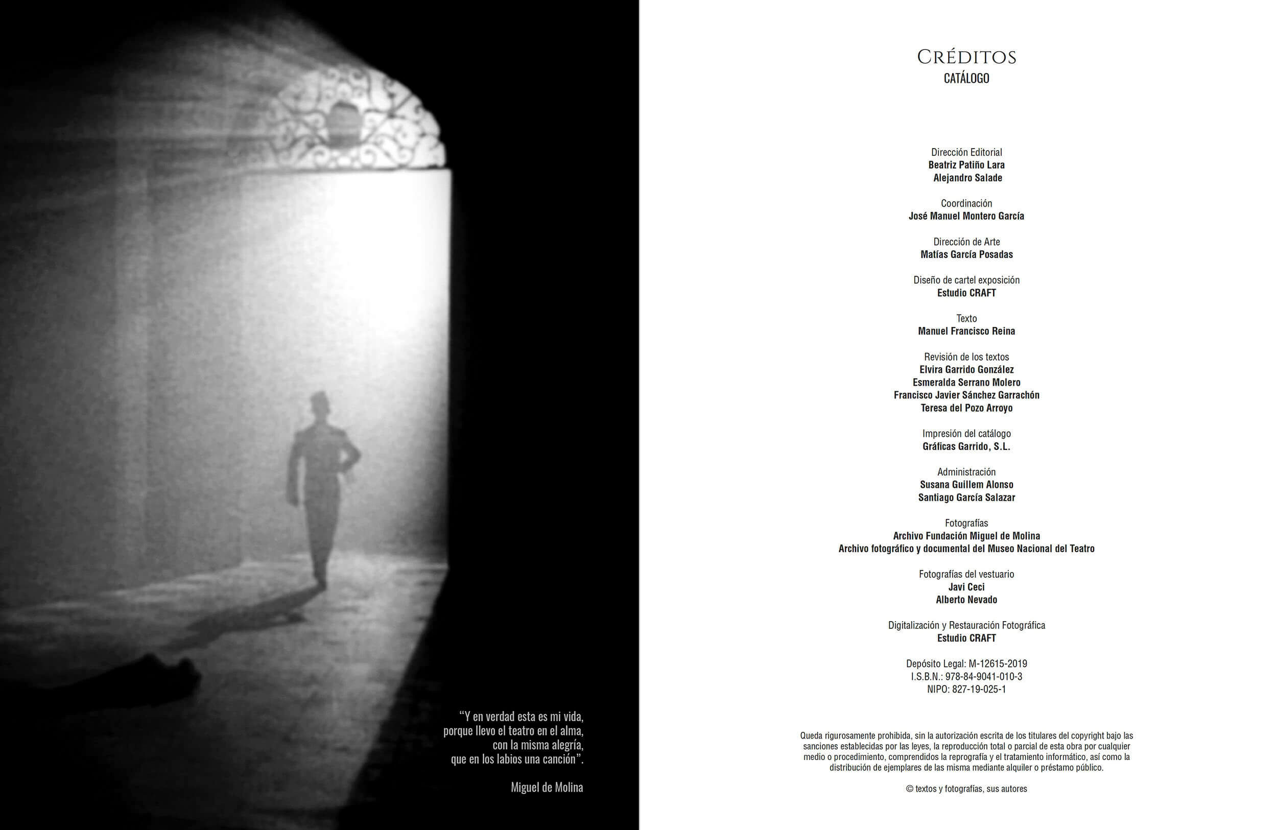Arte y Provocación — closing photograph and credits page